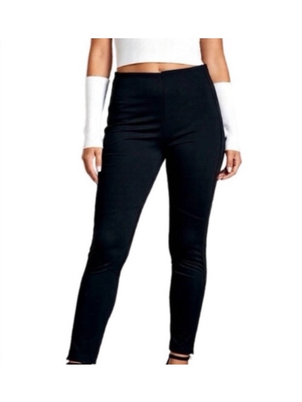 Lauren Ralph Lauren Black Skinny High-Rise Ponte Pants XXL NWOT